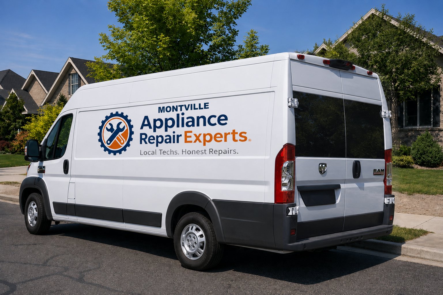 Montville Appliance Repair Experts van